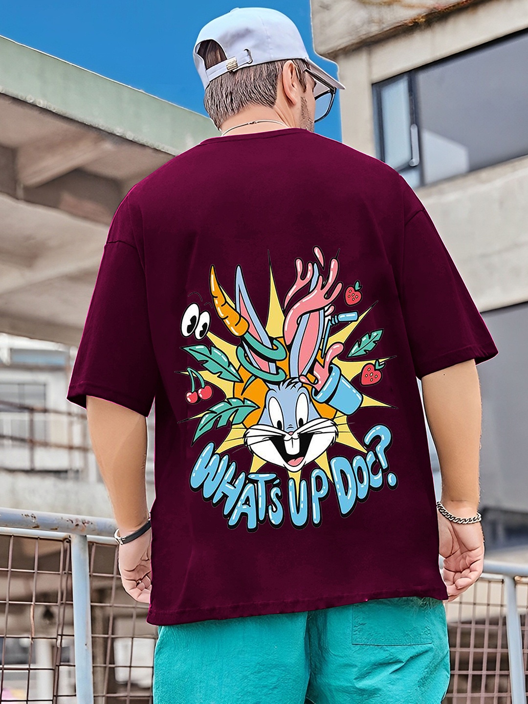 

Kushi Flyer Men Printed Applique T-shirt, Purple