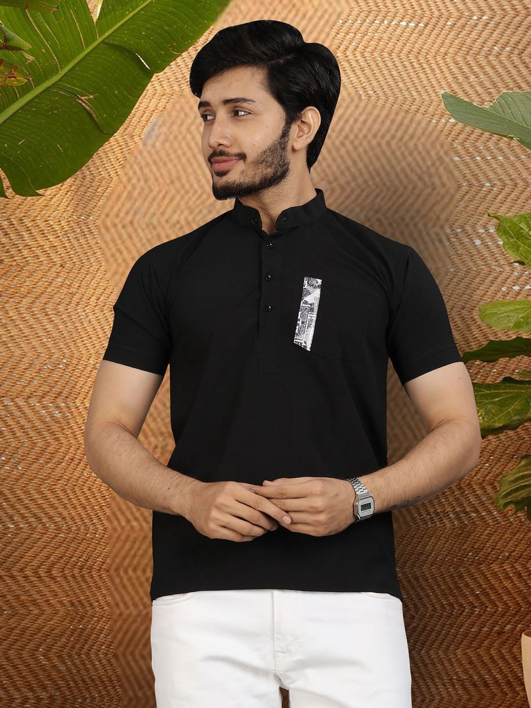 

Moda Rapido Men T-shirt, Black