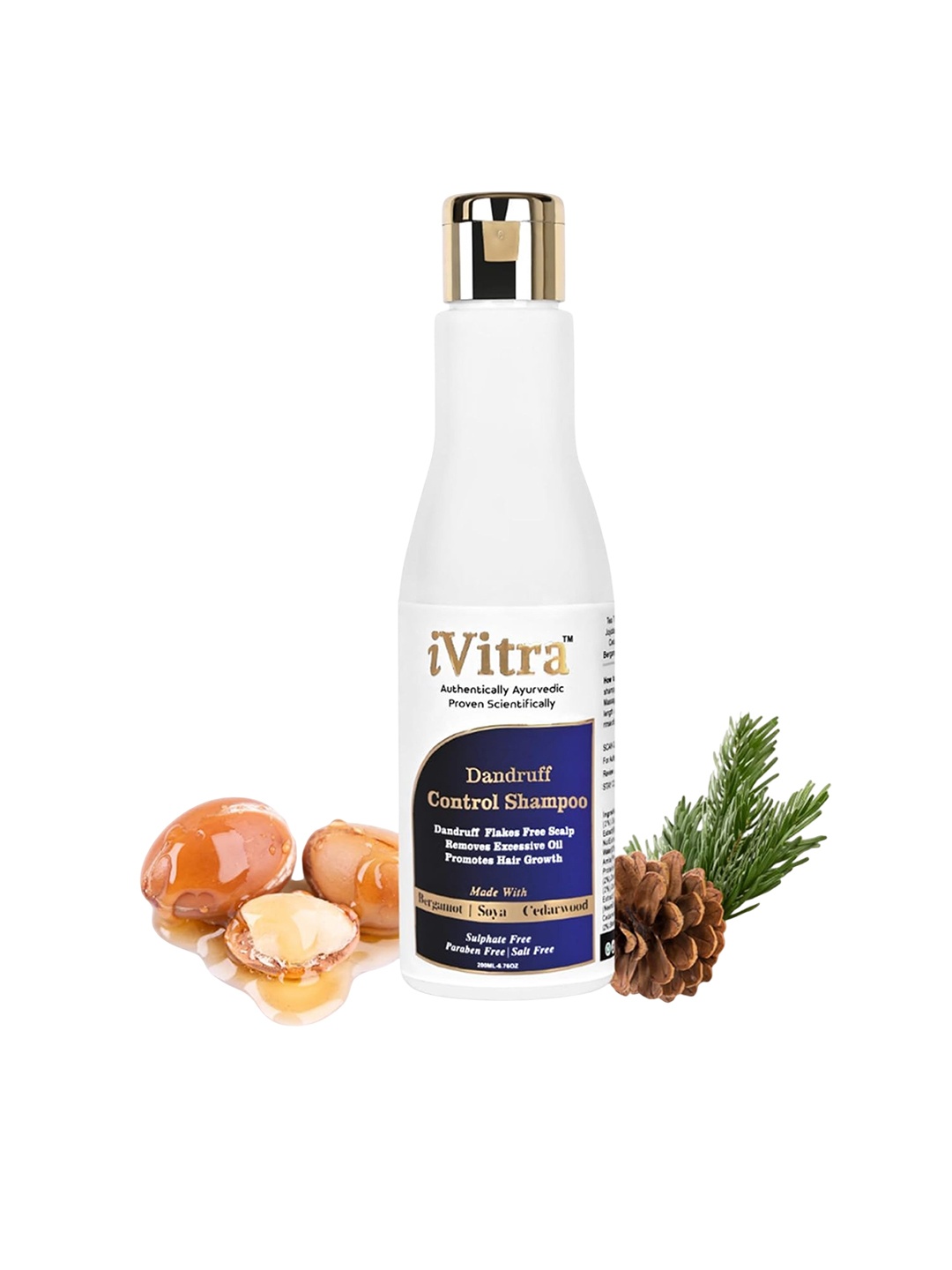 

iVitra Dandruff Control Shampoo- 200 ml, White