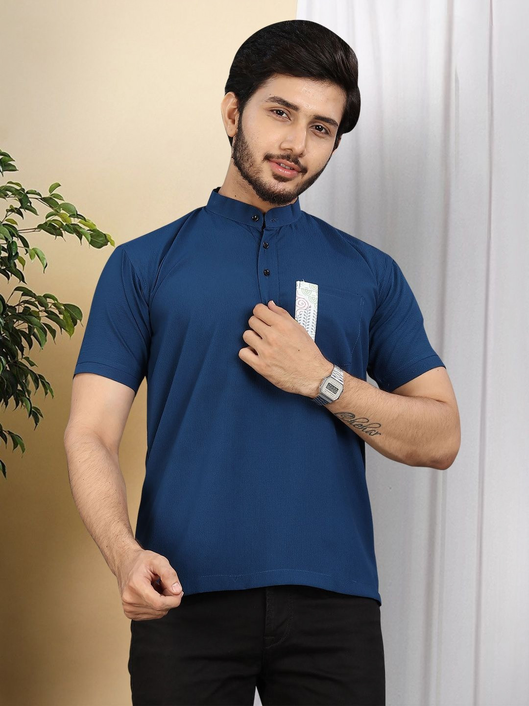 

Moda Rapido Men T-shirt, Blue