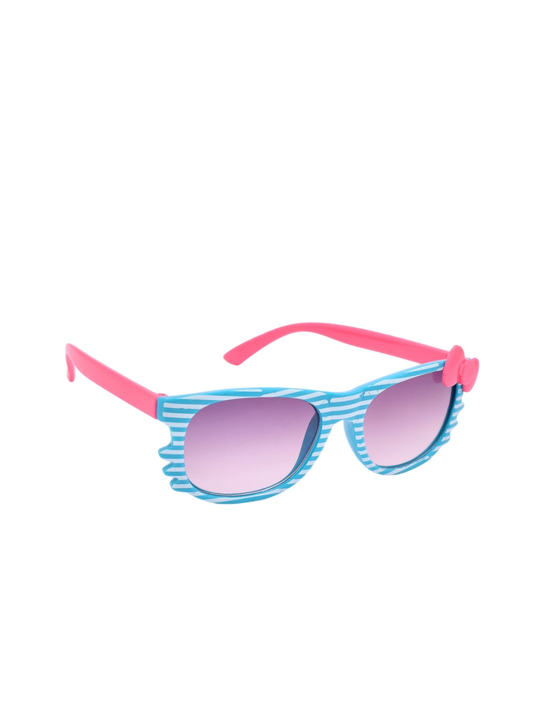 

SHOP FRENZY Unisex Kids Rectangle Sunglasses with UV Protected Lens, Black