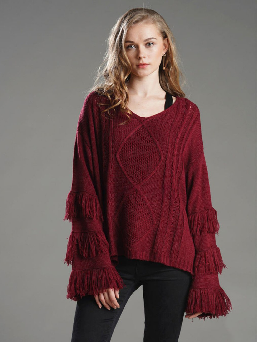 

Oh Rare Women Pullover, Red
