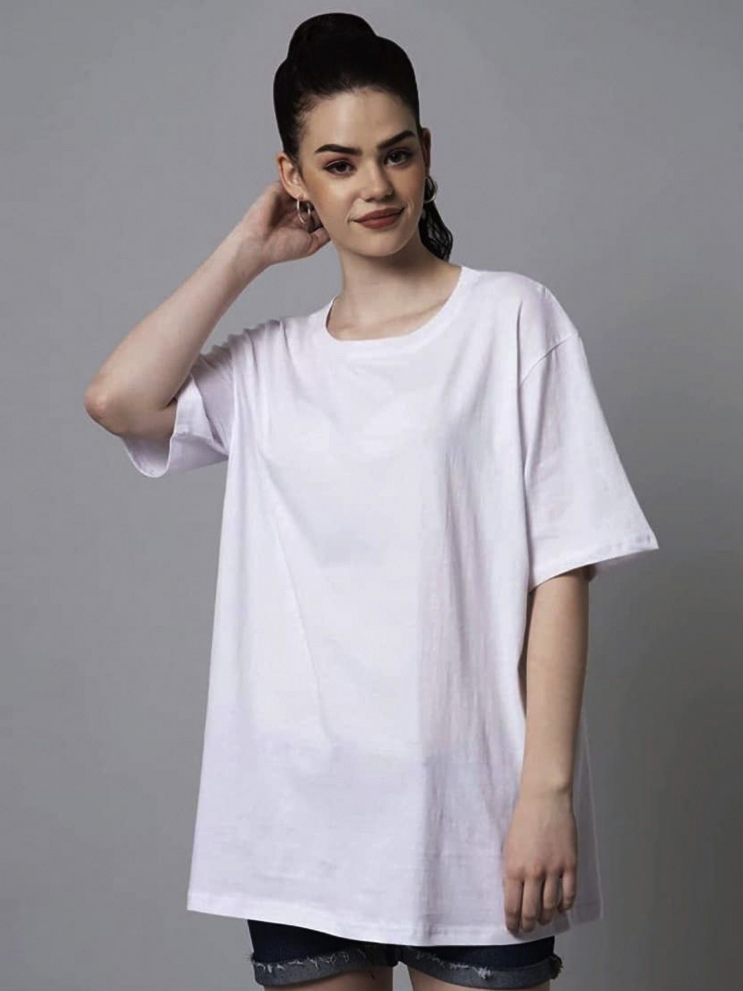 

SZN Drop-Shoulder T-shirt, White