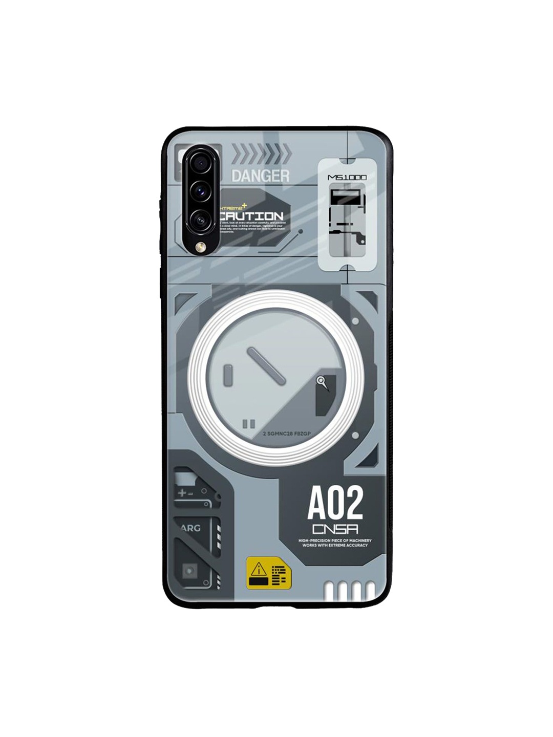 

QRIOH Typography Printed Samsung Galaxy A70S Back Case Mobile Accessories, Grey