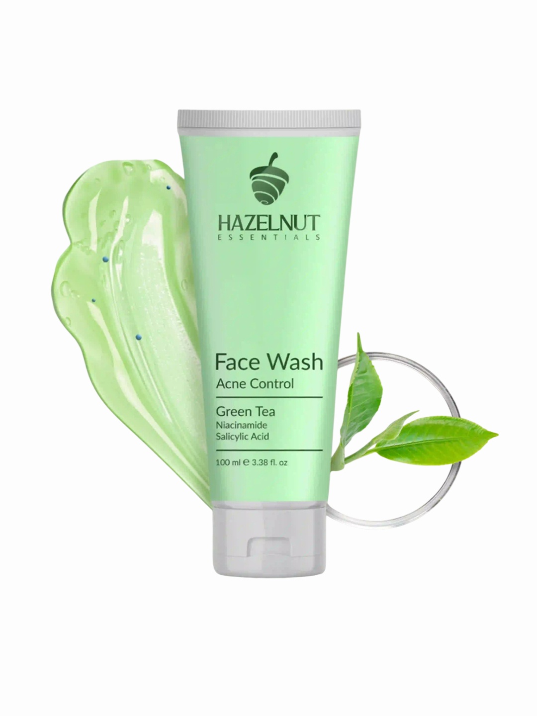 

Hazelnut Essentials Green Tea Face Wash With Niacinamide & Salicylic acid - 100 ml