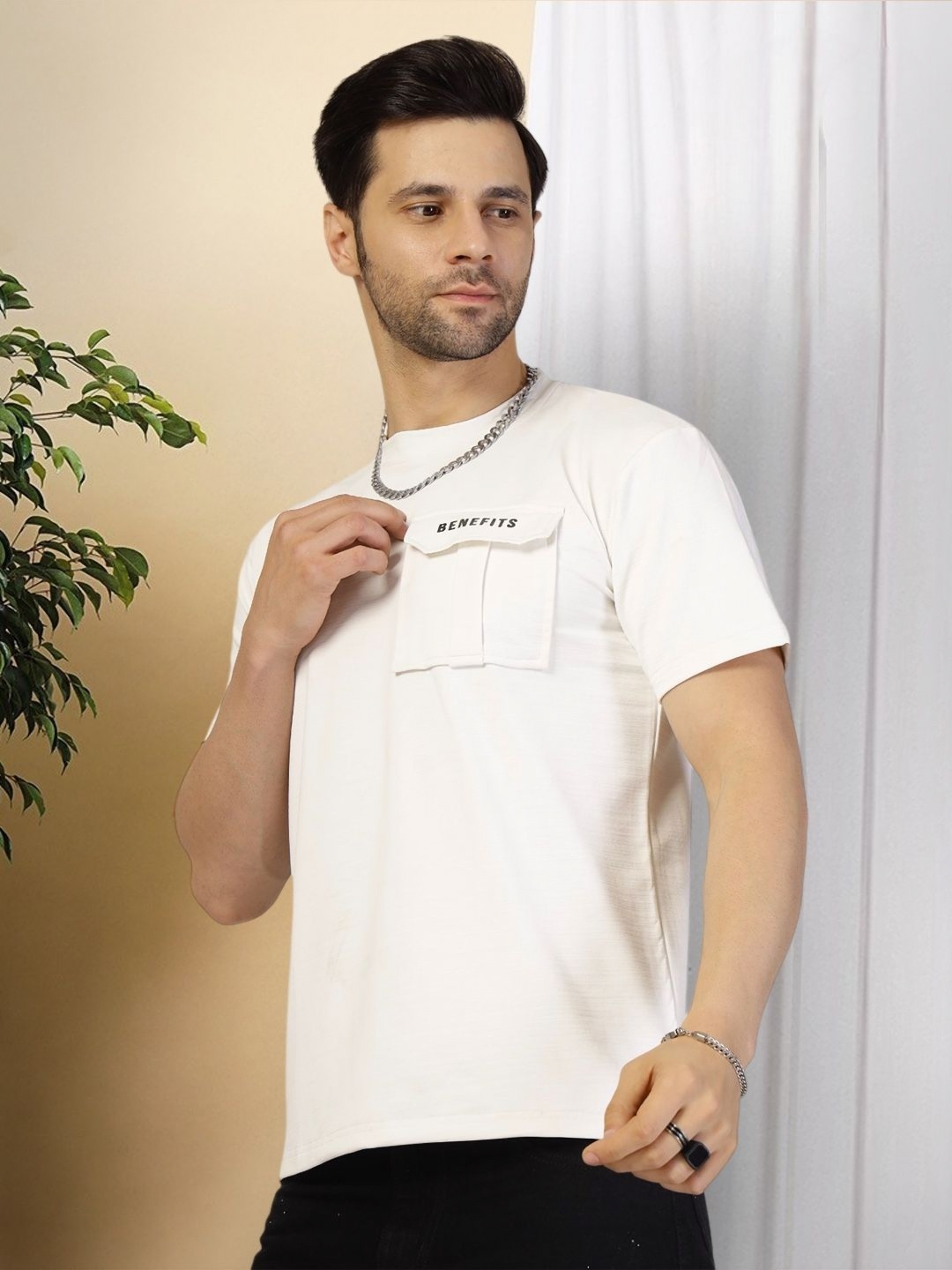 

Moda Rapido Men T-shirt, White