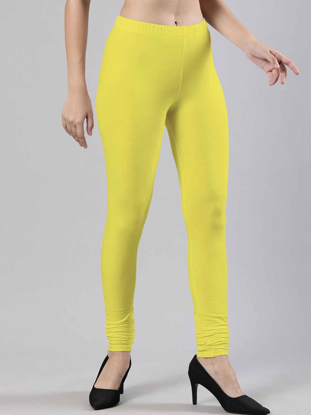 

Femmora Churidar Length Leggings, Yellow