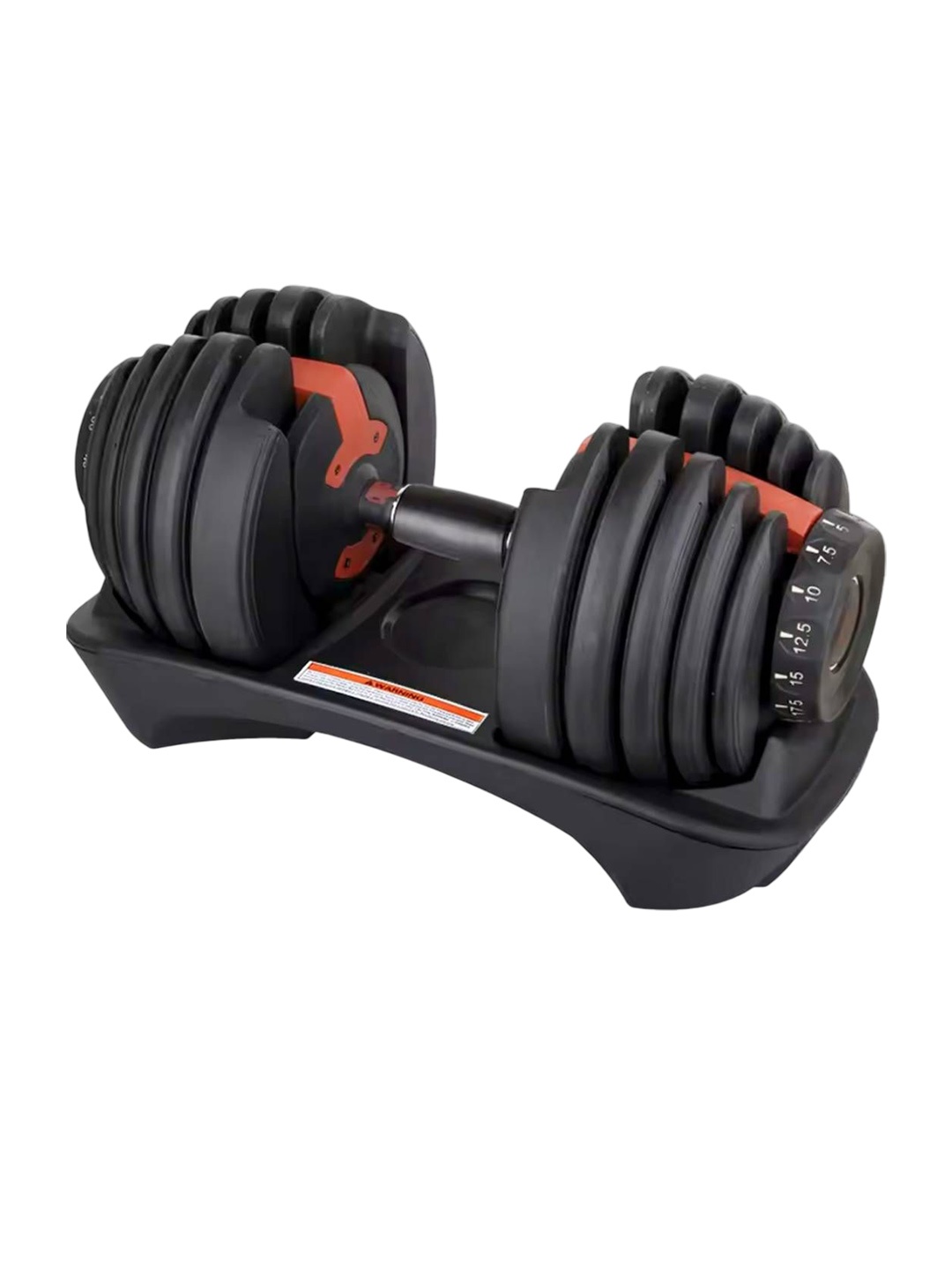 

SLOVIC Adjustable Dumbbell, Black