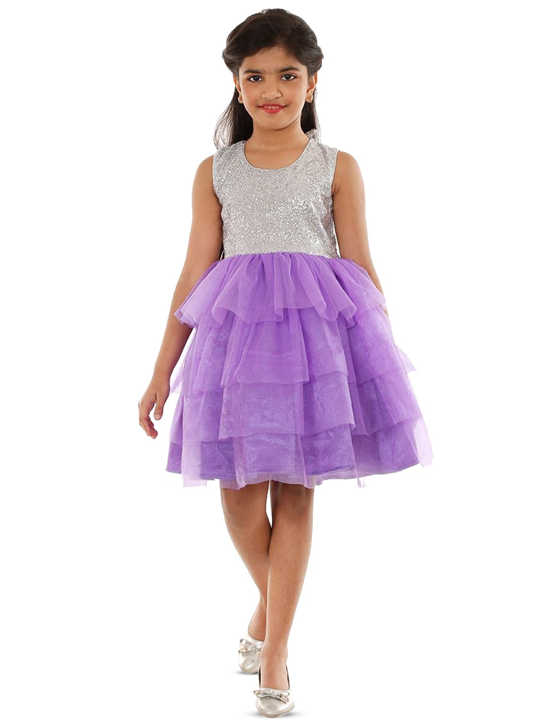 

Wow Princess Net A-Line Dress, Lavender