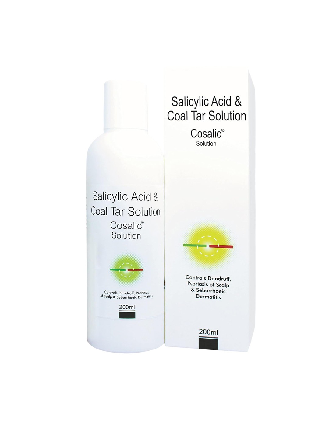 

SALVE Cosalic Coal Tar & Salicylic Acid Shampoo For Dry Scalp- 200 ml, White