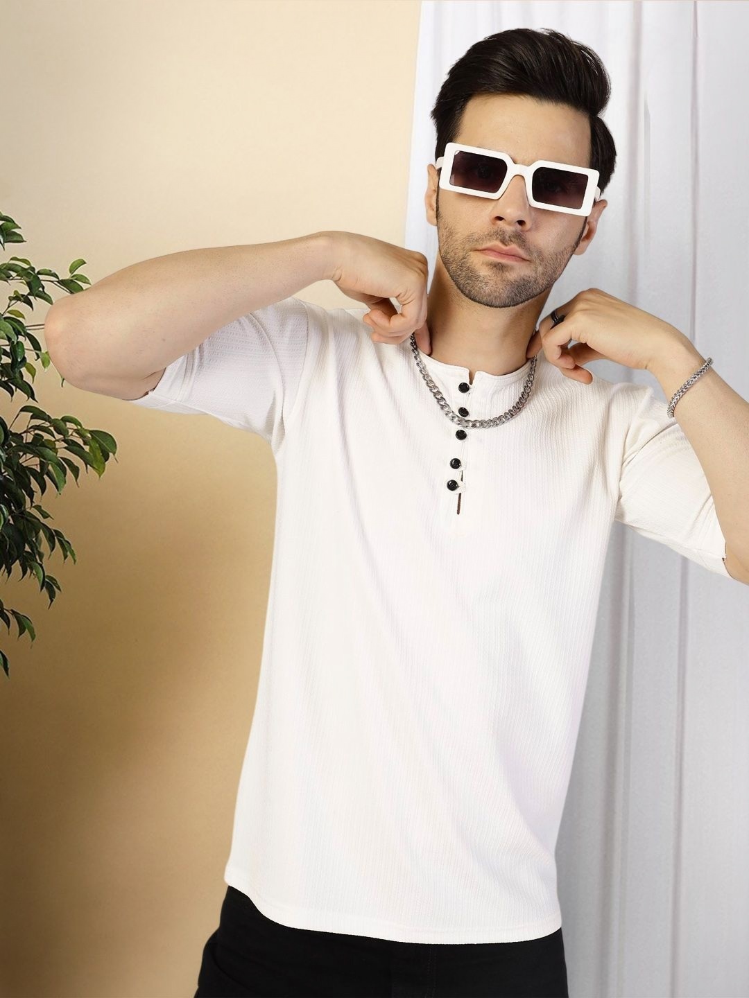 

Moda Rapido Men T-shirt, White