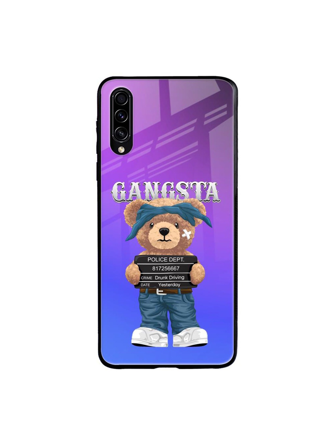 

QRIOH Typography Printed Samsung Galaxy A70S Back Case Mobile Accessories, Purple