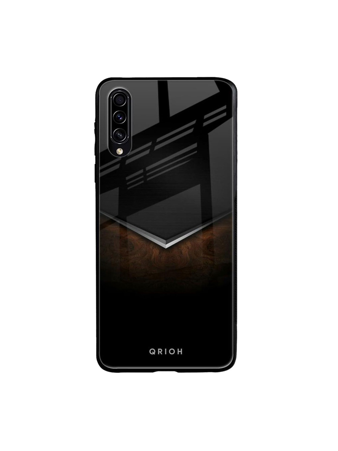 

QRIOH Quirky Printed Samsung Galaxy A70S Back Case Mobile Accessories, Black