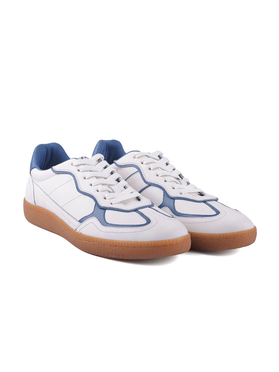 

Caldri Men Leather Sneakers, White