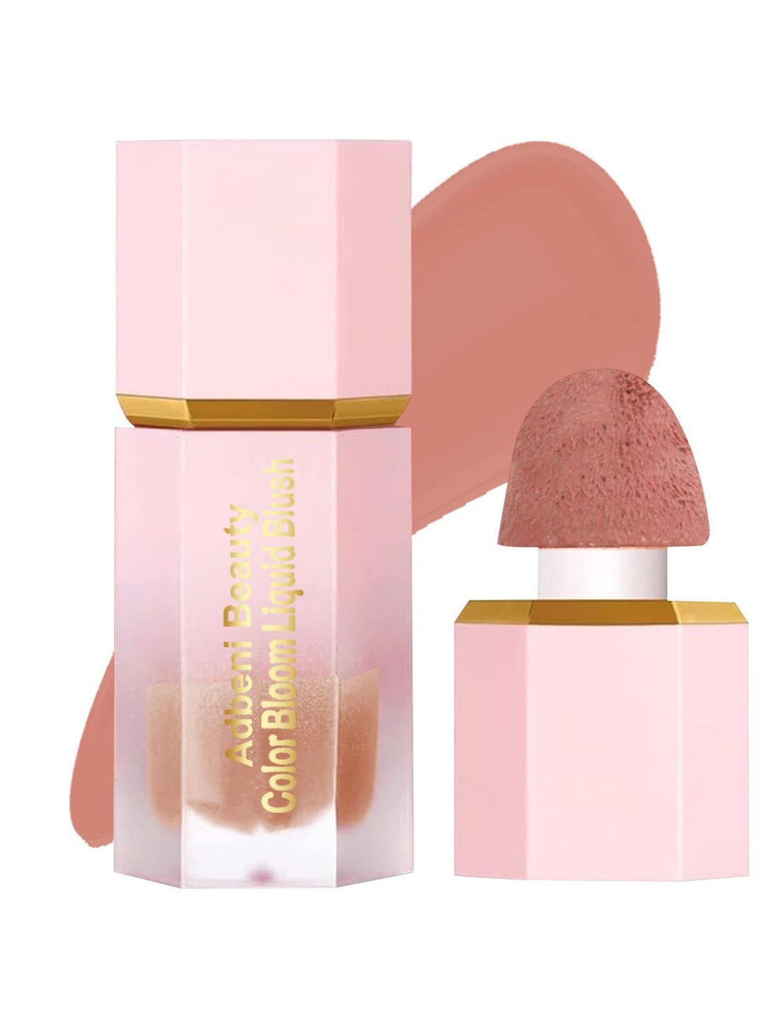 

Adbeni Waterproof Color Bloom Liquid Blush With Vitamin E - 4 ml - Gulf Nude - 06