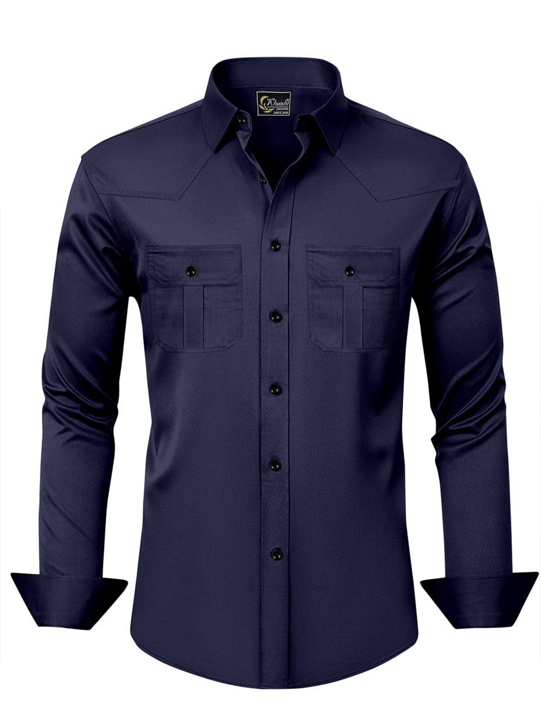 

ISUEL FAB Men Opaque Printed Casual Shirt, Blue