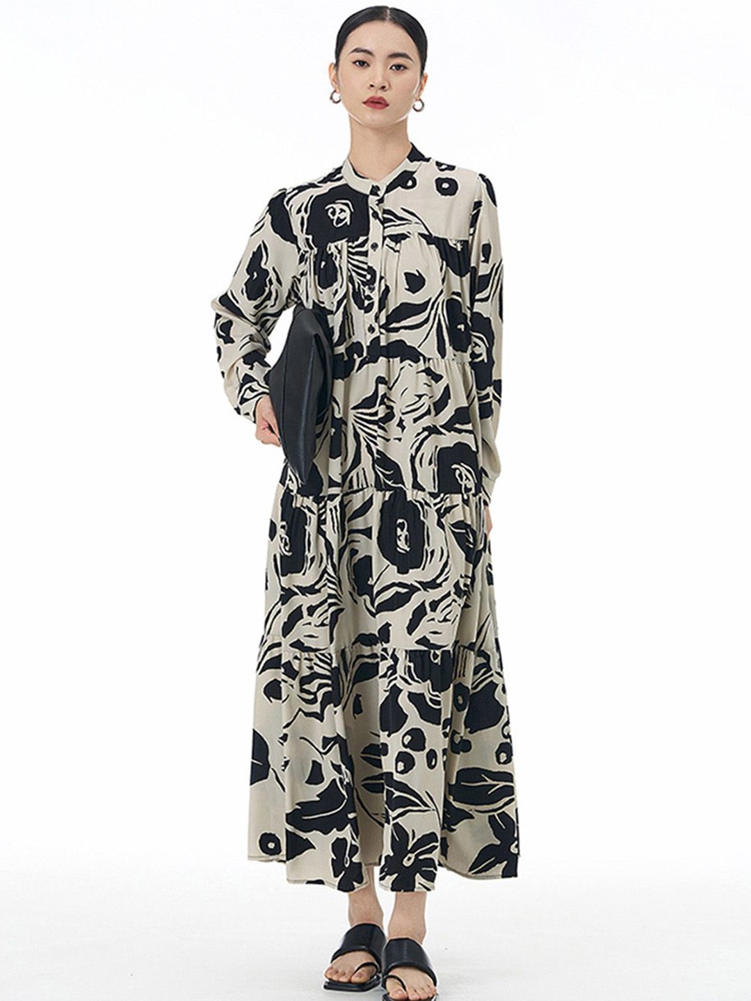 

JC Collection Ethnic Motifs Print Maxi Dress, Green