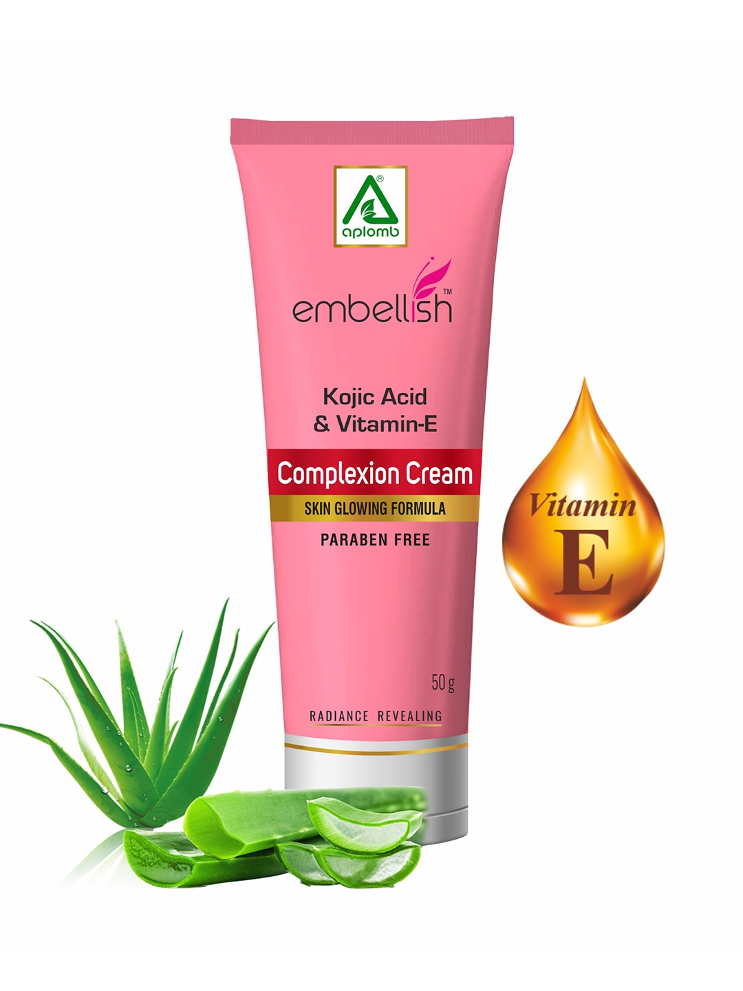 

APLOMB Complexion Cream With Kojic Acid & Vitamin E - 50 g, Pink