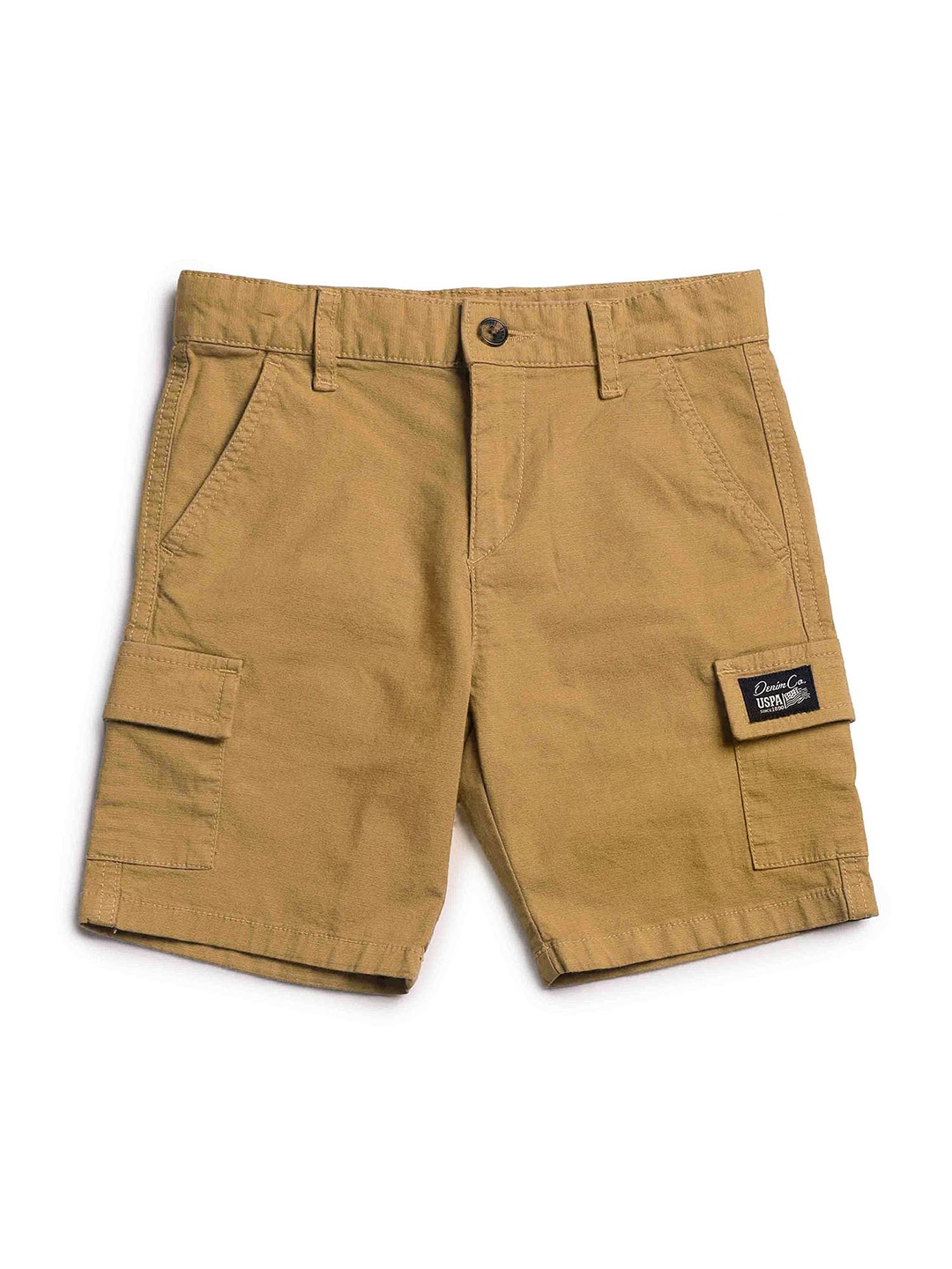 

U.S. Polo Assn. Kids Boys Cargo Shorts, Cream