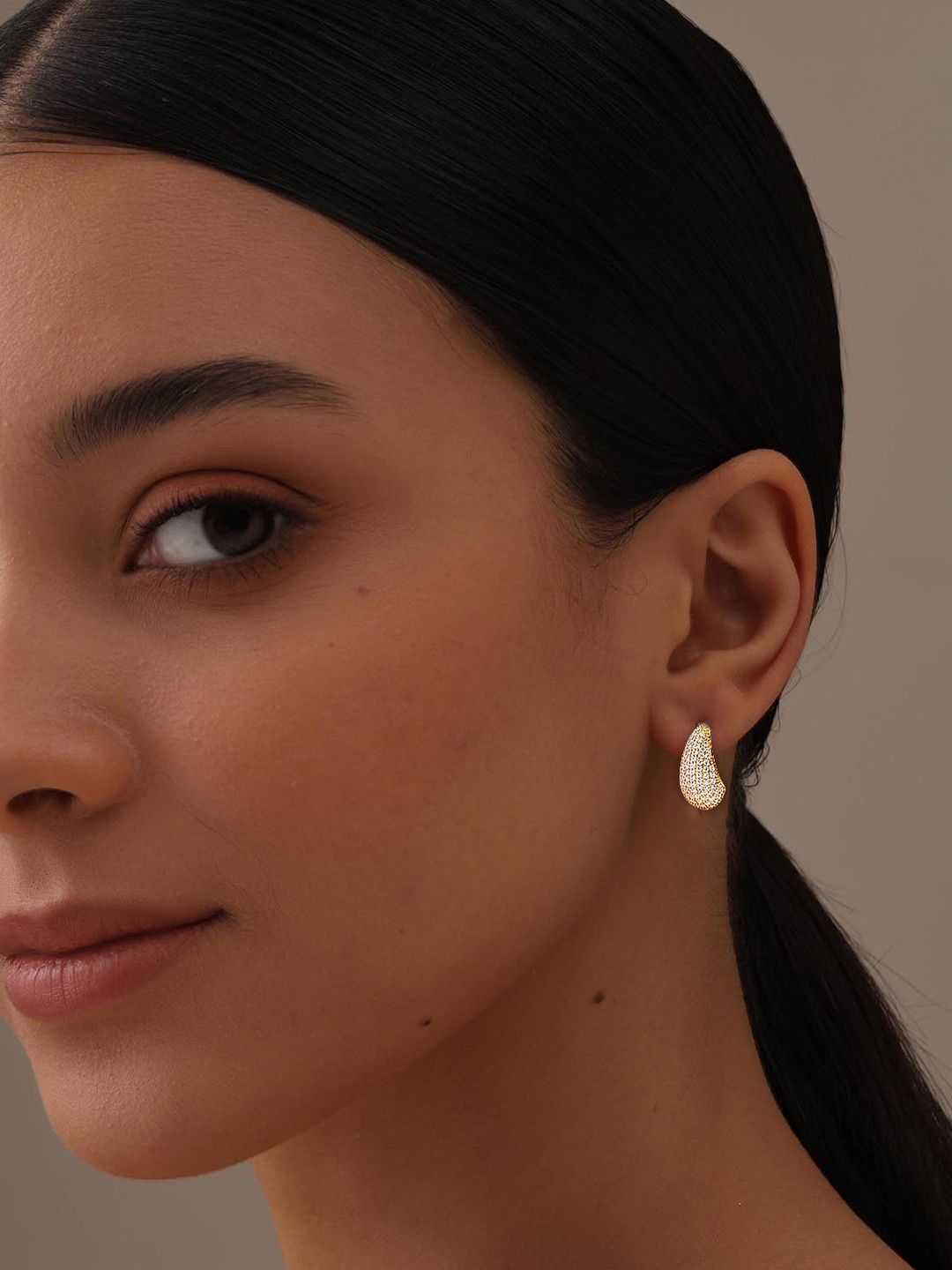 

LeCalla 925 Sterling Silver-Plated Contemporary Drop Earrings, Gold