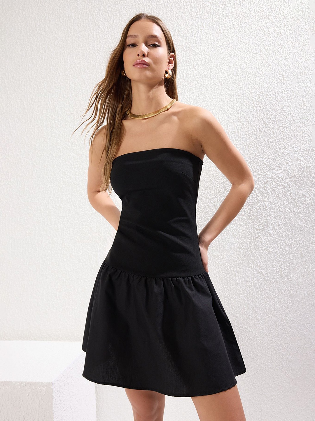 

Trendyol Drop-Waist Dress, Na