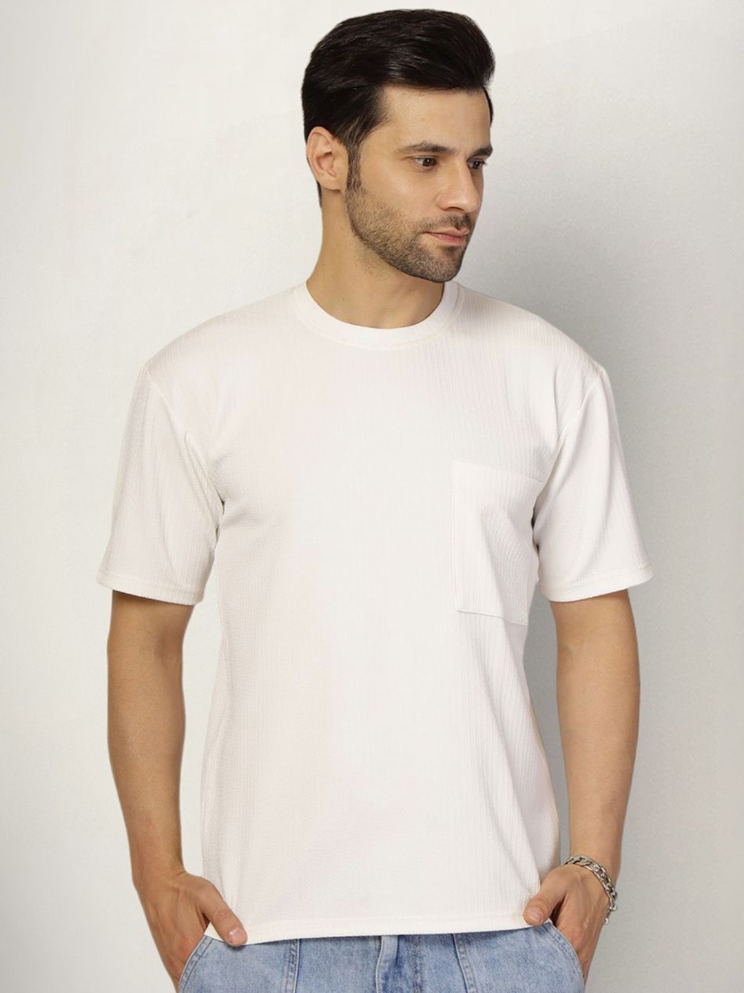

SZN Men Original Opaque Casual Shirt, White