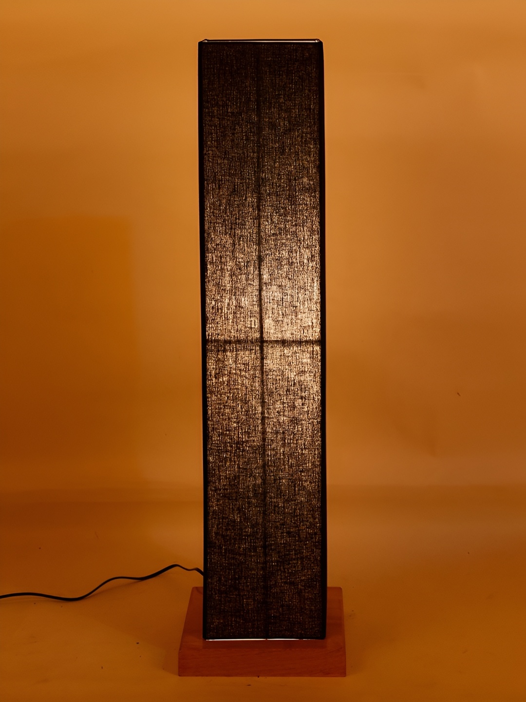 

Devansh Black & Beige Rectangle Shaped Wooden Floor Lamps