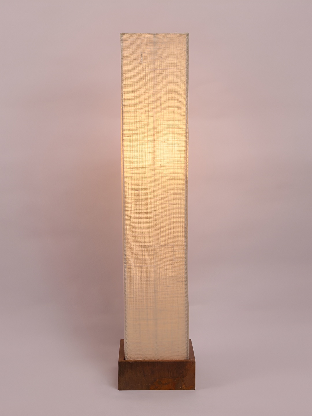 

Devansh White & Brown Jute Wooden Rectangle Shaped Floor Lamp