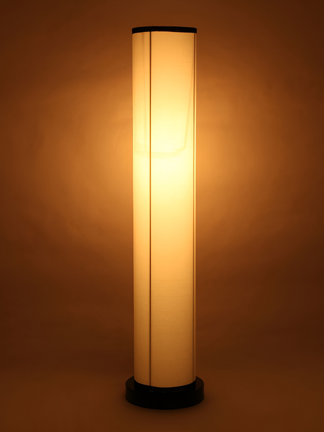 

Devansh White & Black Cotton Wooden Cylinder Shaped Floor Lamp