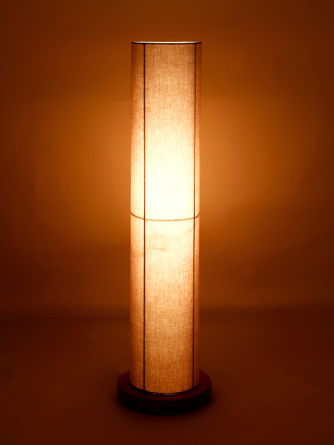 

Devansh Grey & Brown Cylinder Shaped Wooden Floor Lamp