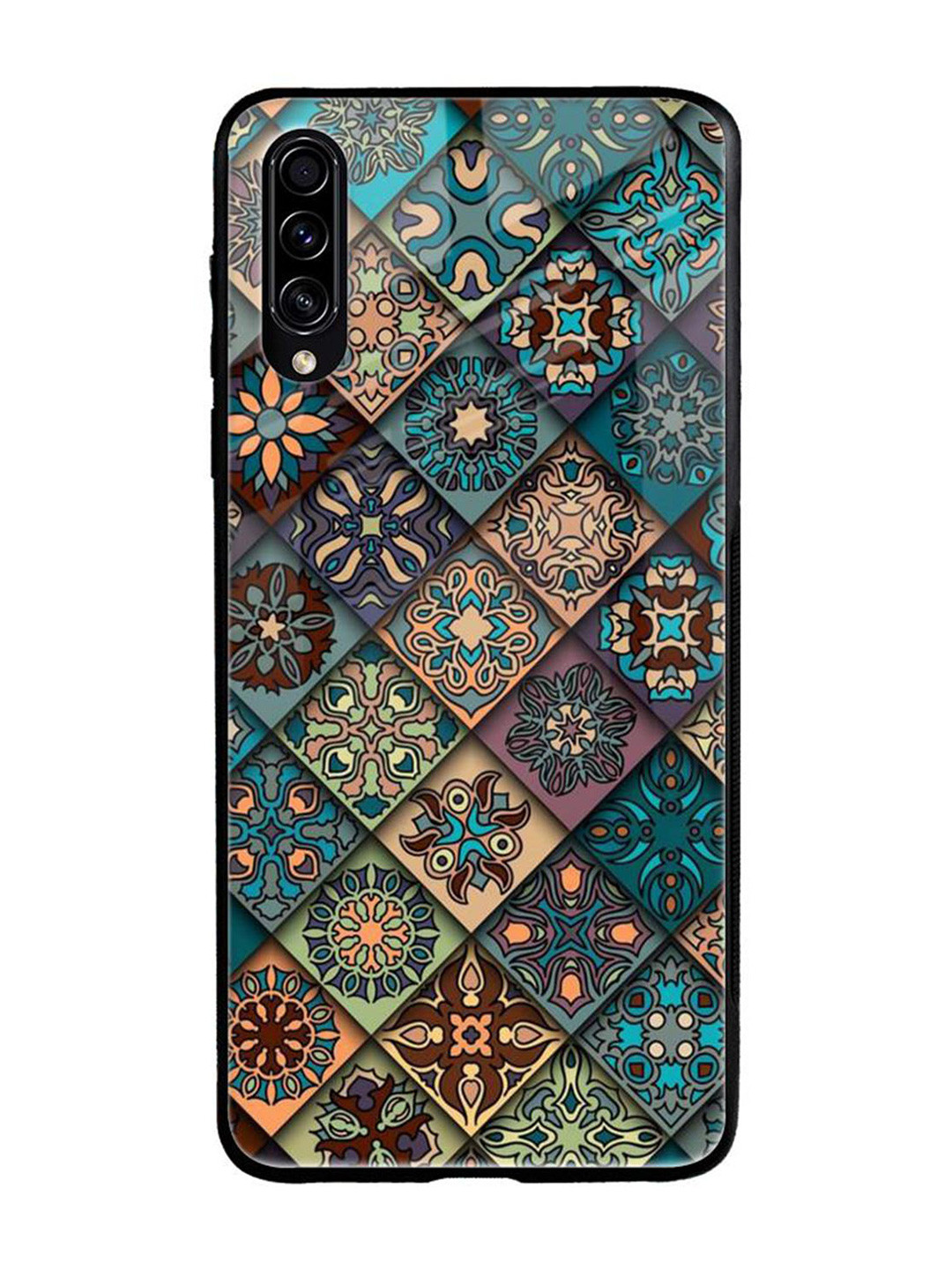 

QRIOH Quirky Printed Samsung Galaxy A50s Back Case Mobile Accessories, Blue