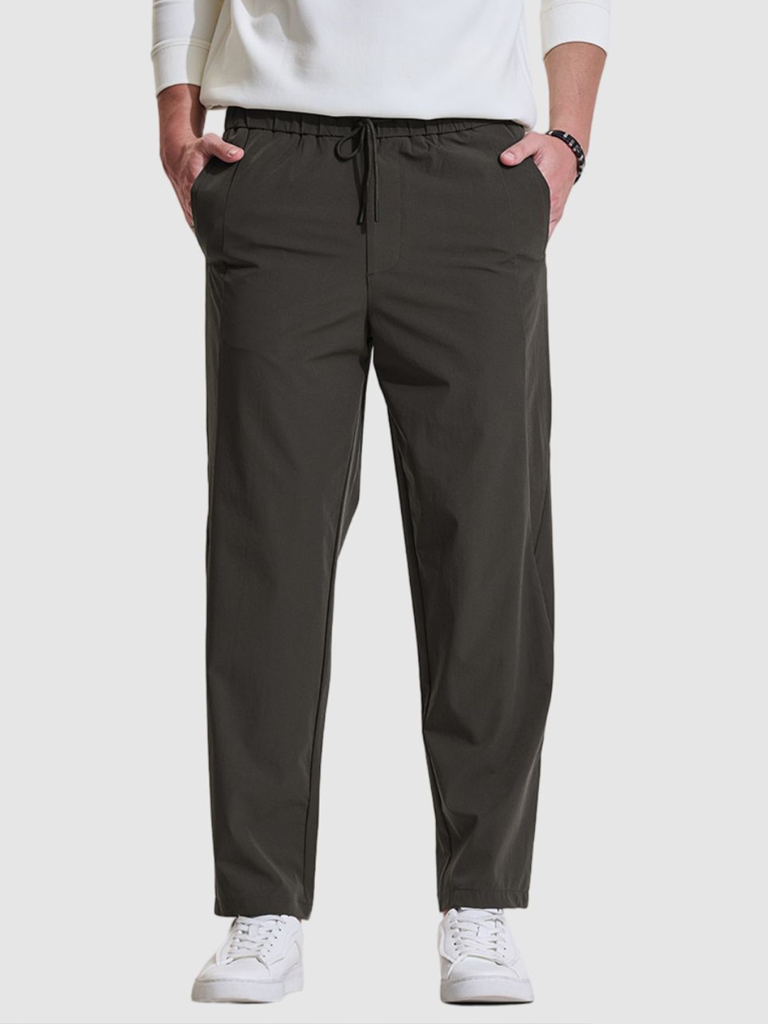 

Snitch Men Dark Green Regular Fit Trousers