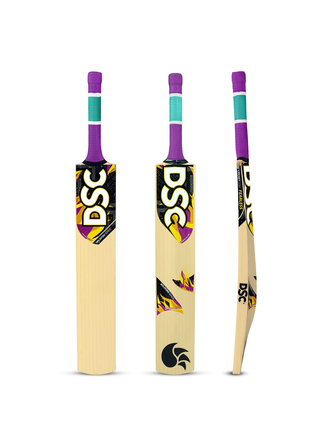 

DSC Wildfire Ignit Kashmir Willow Cricket Bat, Beige