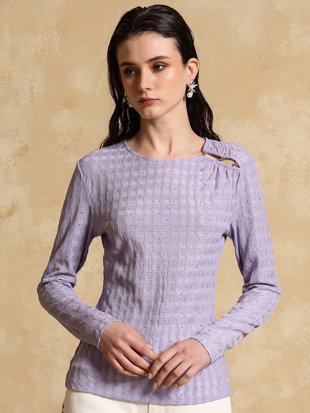 

Kazo Lavender Top