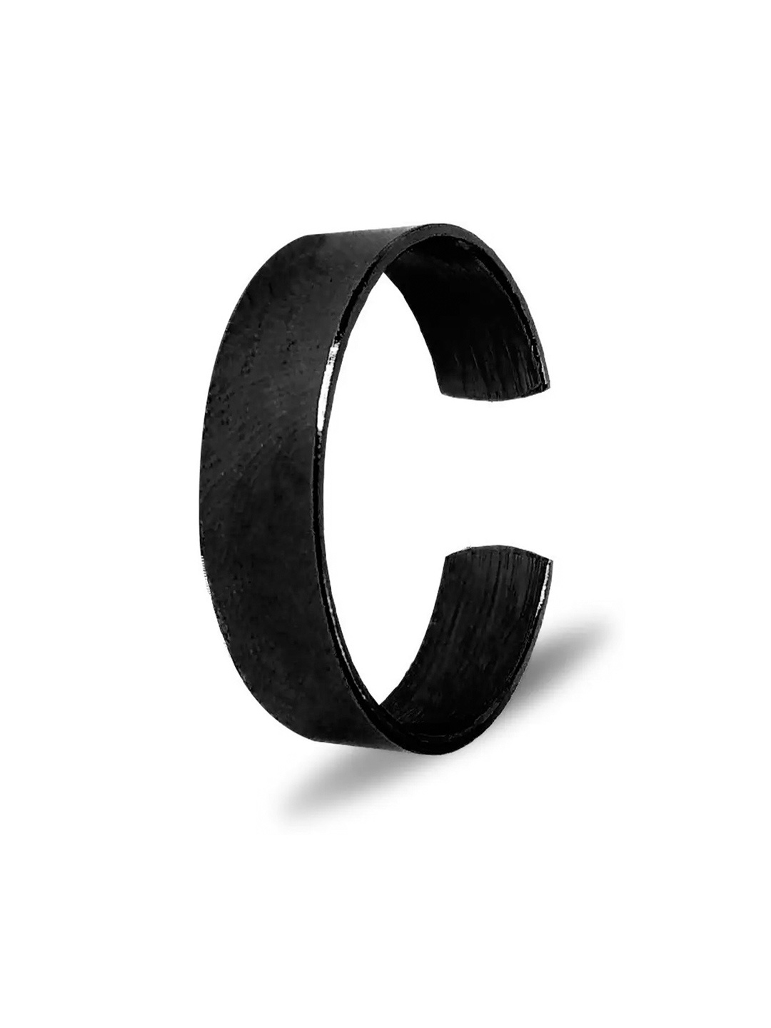 

The Roadster Lifestyle Co Plain Adjustable Finger Ring, Black