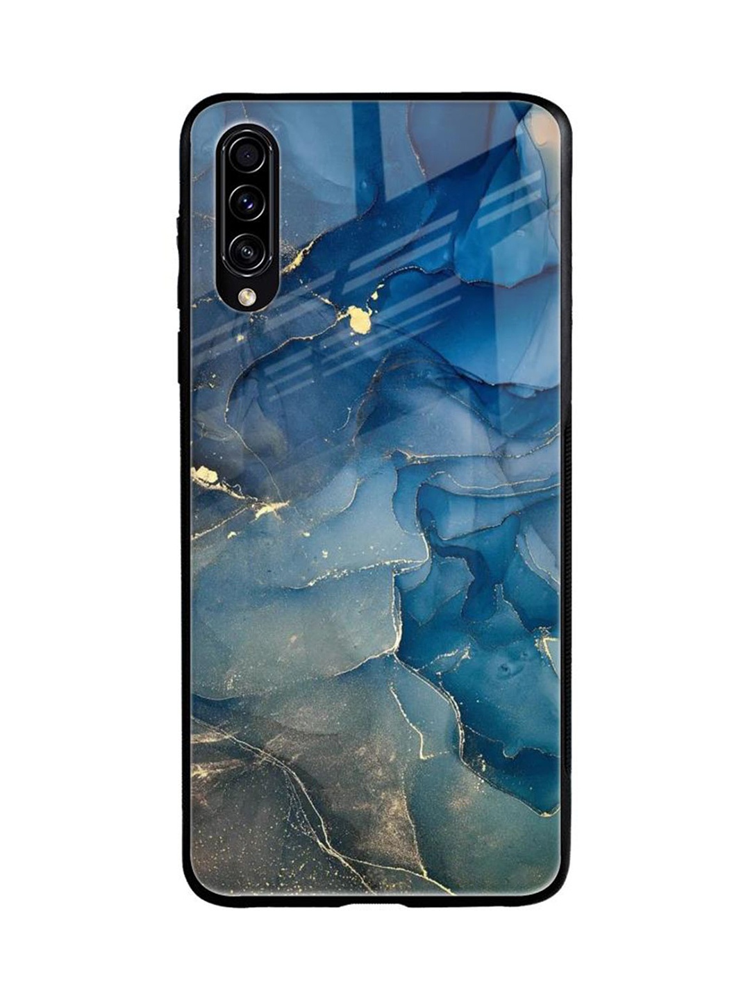 

QRIOH Quirky Printed Samsung Galaxy A50s Back Case Mobile Accessories, Blue