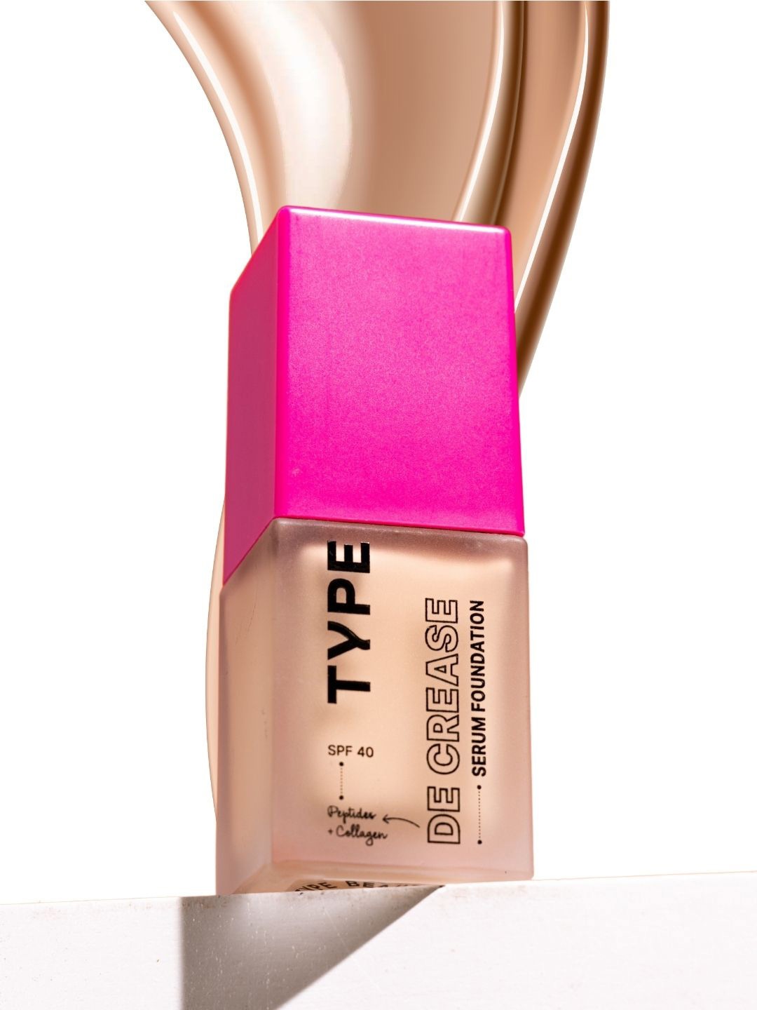 

TYPE BEAUTY INC De Crease Foundation- 20 ml- Biscotti 118, Nude