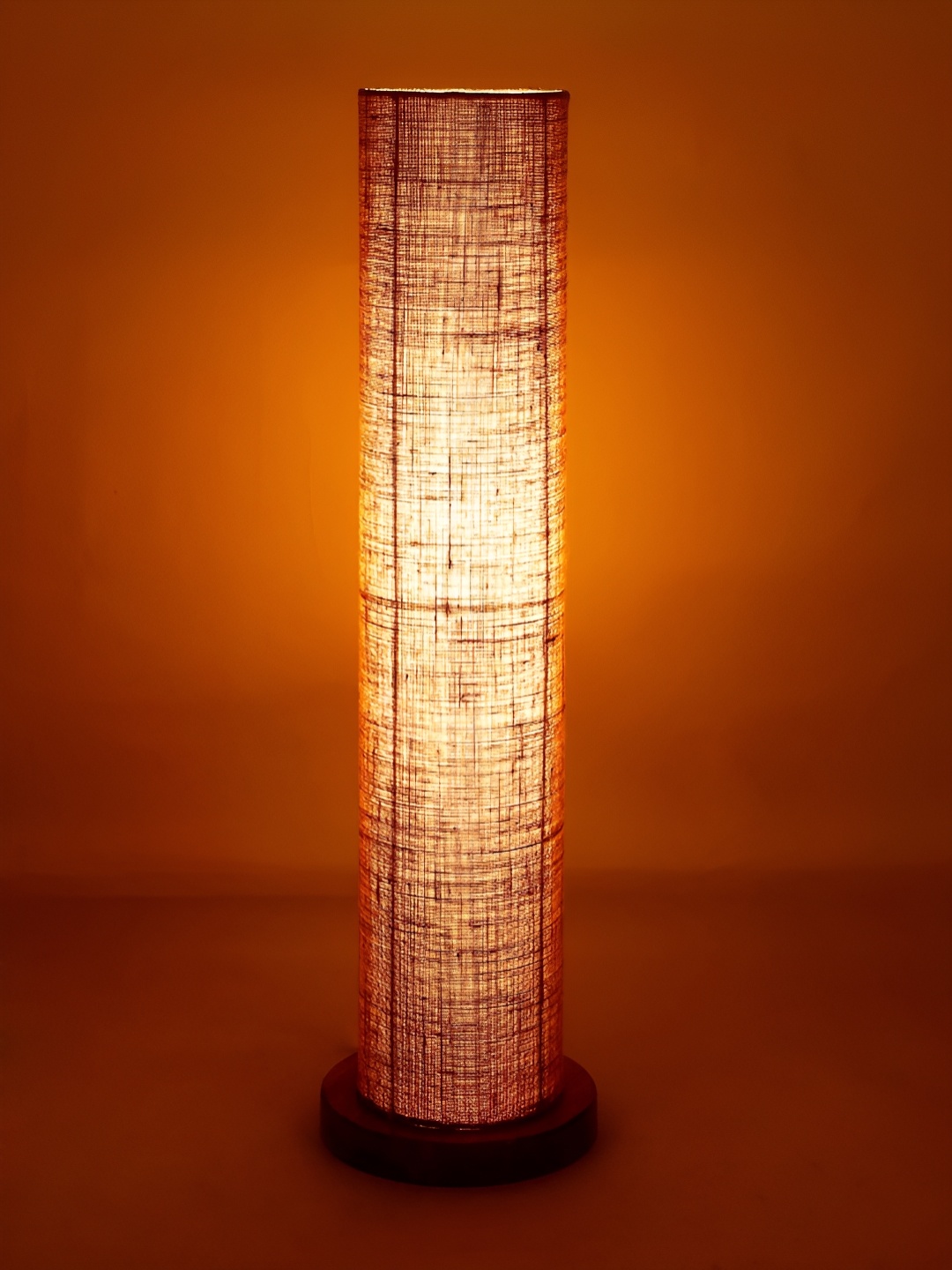 

Devansh Beige & Brown Cylinder Shaped Wooden Floor Lamp