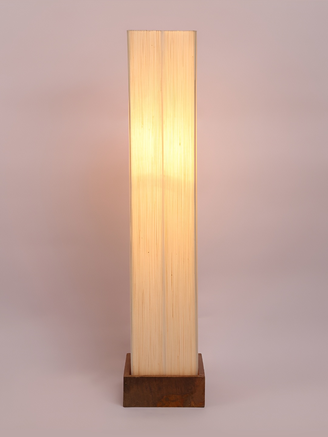 

Devansh Off-White & Brown Rectangle FloorLamps