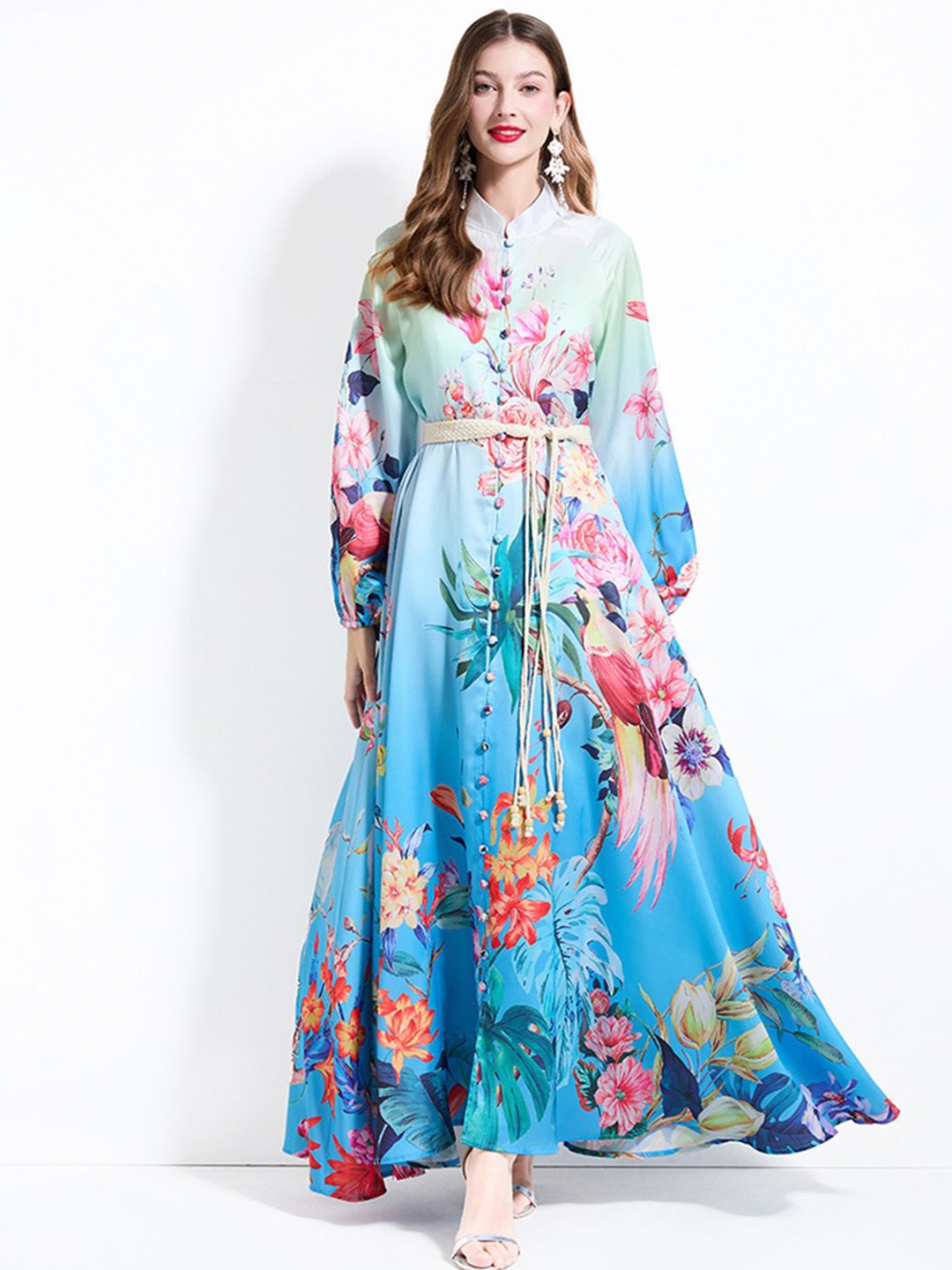 

JC Collection Floral Print Maxi Dress, Multi