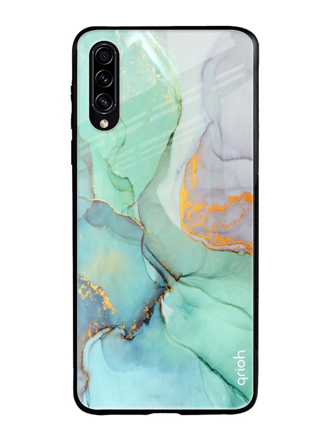 

QRIOH Quirky Printed Samsung Galaxy A50s Back Case Mobile Accessories, Green