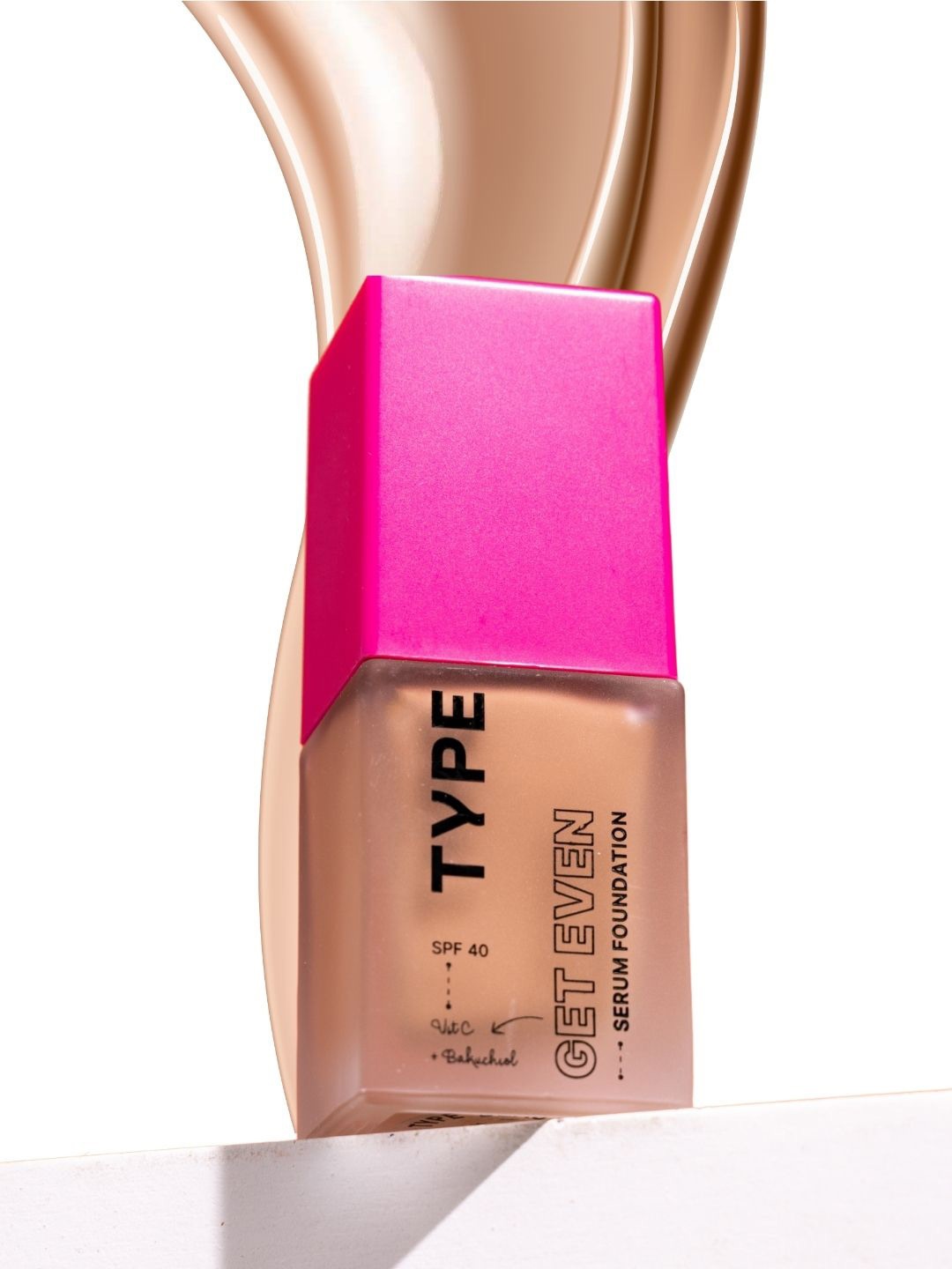 

TYPE BEAUTY INC Get Even Foundation- 20 ml- Toffee 320, Nude