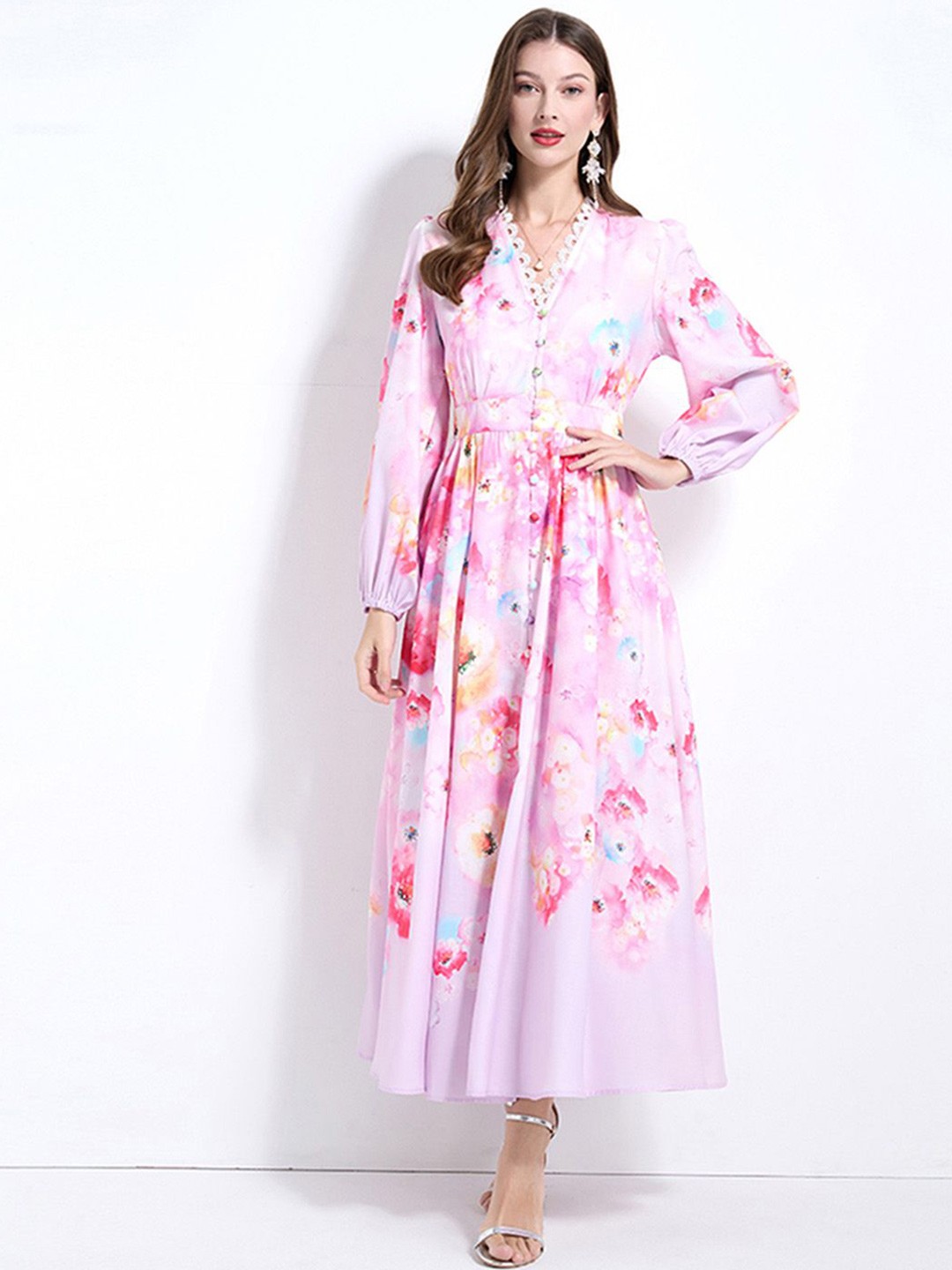 

JC Collection Floral Print Maxi Dress, Multi