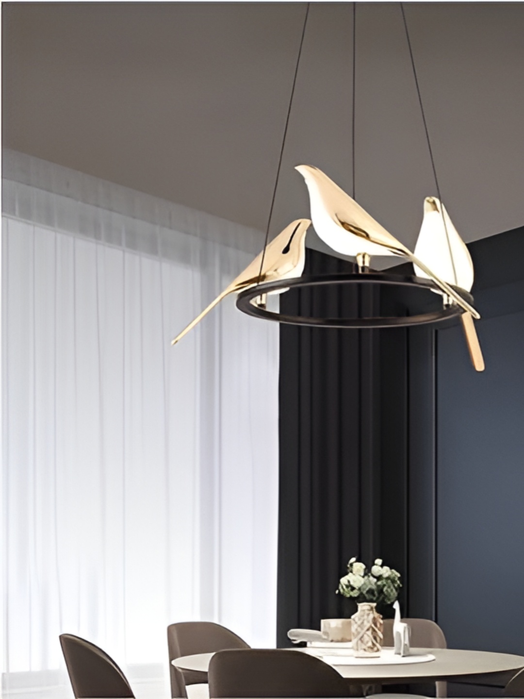 

KINIS Gold-Toned Quirky Ceiling Lamp