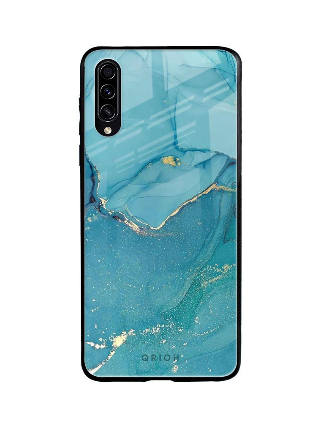 

QRIOH Quirky Printed Samsung Galaxy A50s Back Case Mobile Accessories, Blue
