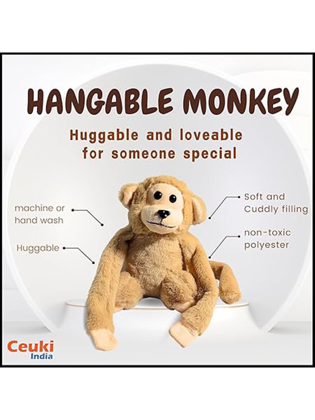 

Superstore BeOne Soft Toy Soft Toys and Dolls, Brown