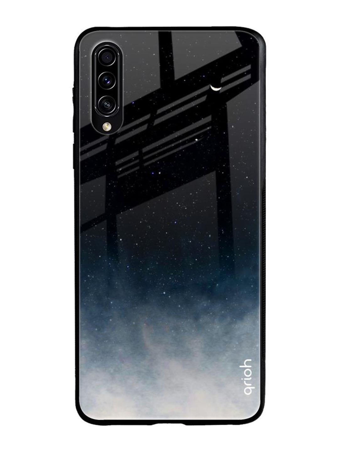 

QRIOH Quirky Printed Samsung Galaxy A50s Back Case Mobile Accessories, Black