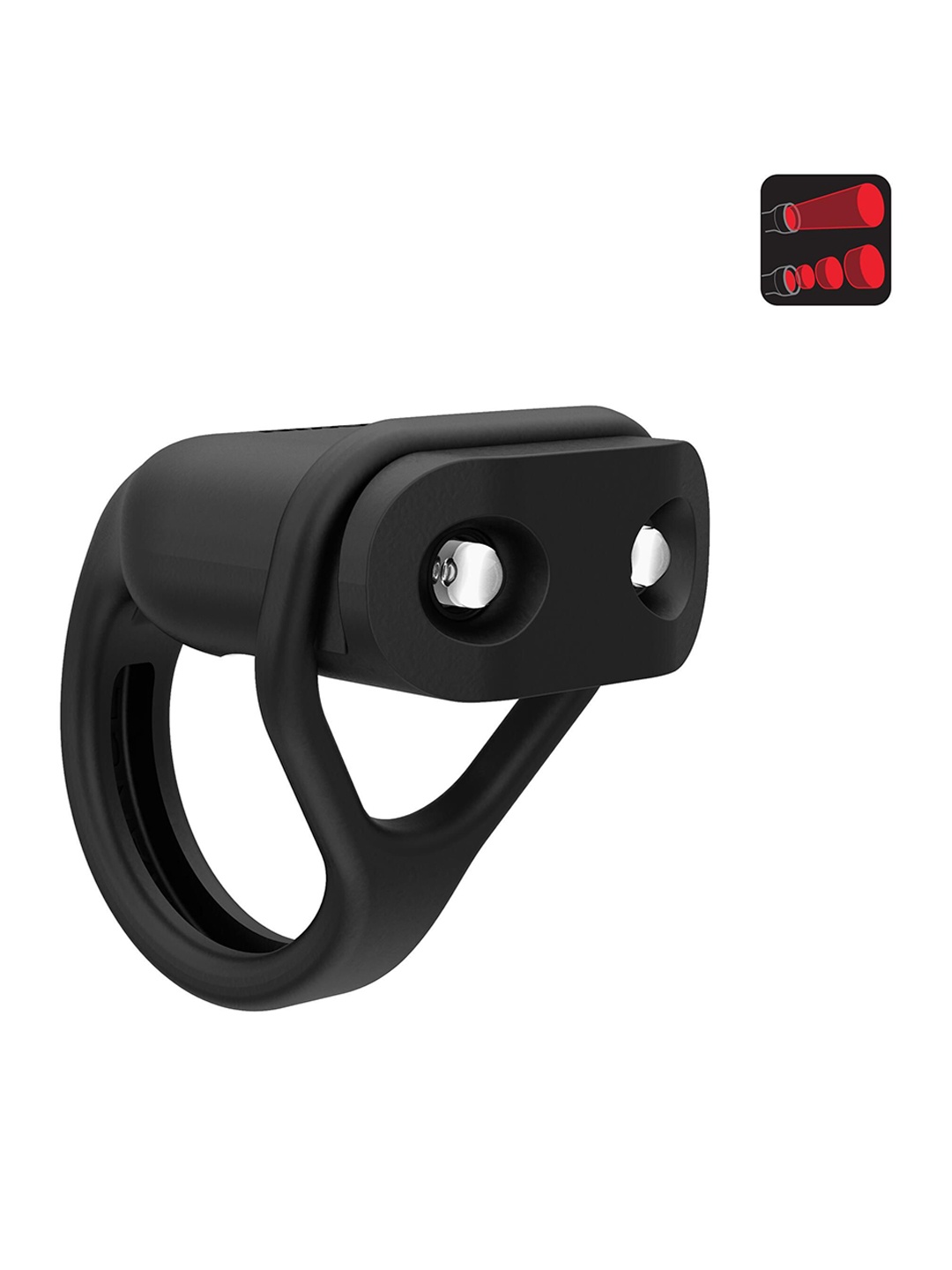 

ELOPS By Decathlon Cycling Light Rear SL100 Accessories, Black