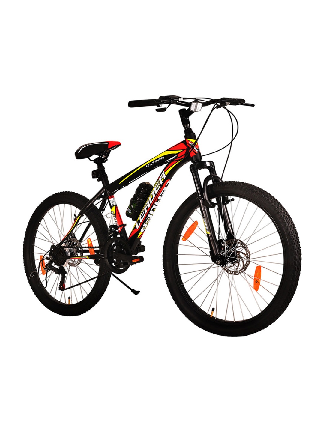 

LEADER Ultima Men 26T 21 Speed Mountain Bike, Black