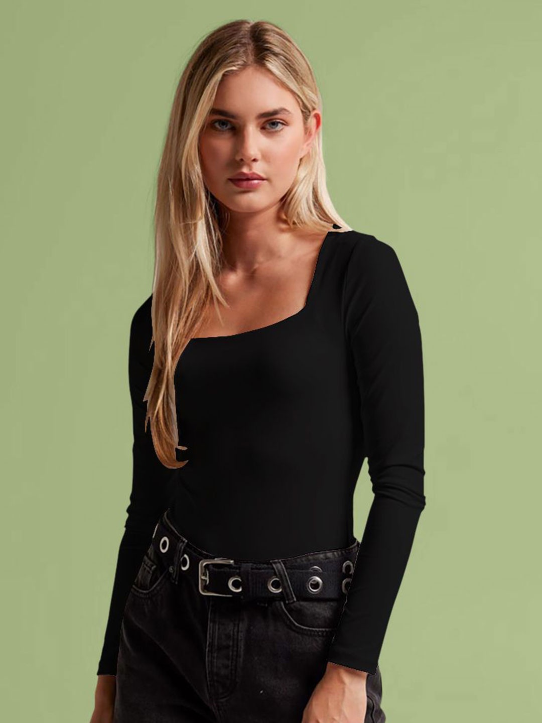 

Dream Beauty Fashion Women Fitted Crop Top, Black